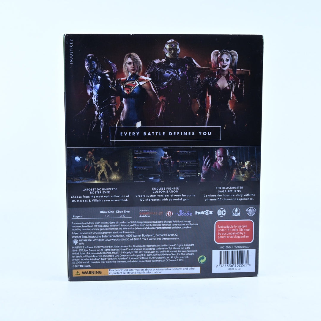 Injustice 2 Deluxe Edition - Xbox One Game + Steelbook - PAL - FREE POST!