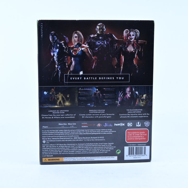 Injustice 2 Deluxe Edition - Xbox One Game + Steelbook - PAL - FREE POST!
