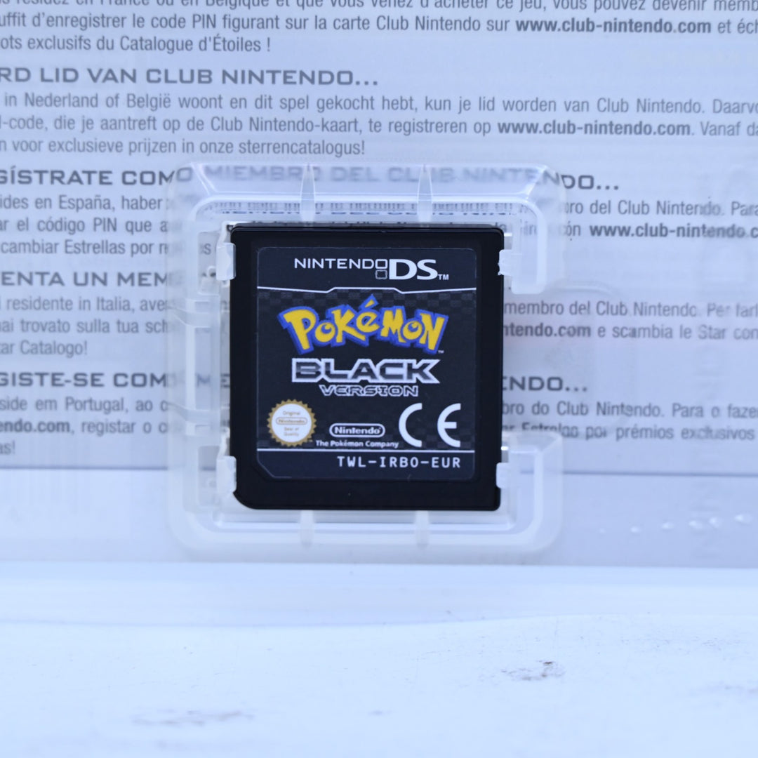 Pokemon Black Version - Nintendo DS Game - PAL + Manual - FREE POST!