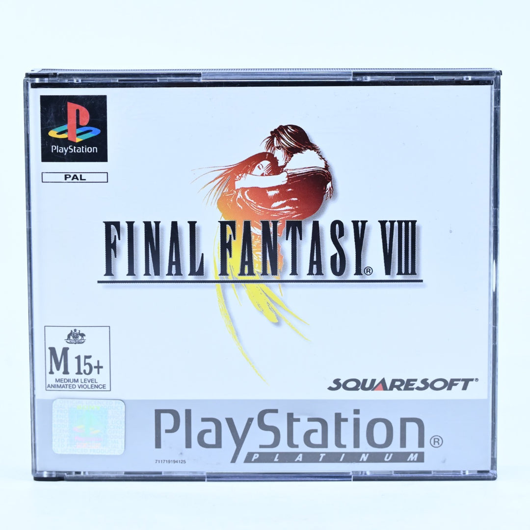 Final Fantasy VIII - Sony Playstation 1 / PS1 Game + Manual - PAL - MINT DISC!