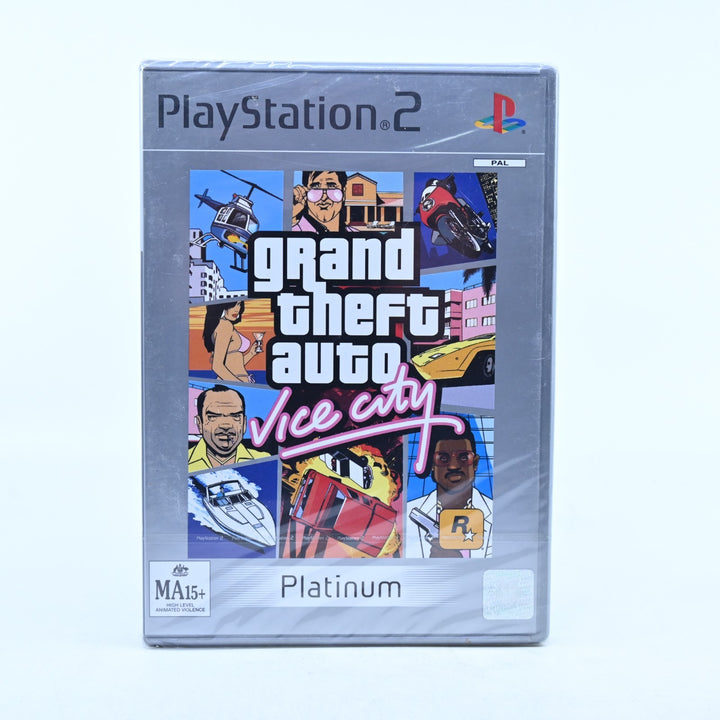 Grand Theft Auto: Vice City - Sony Playstation 2 / PS2 Game + Manual - SEALED!