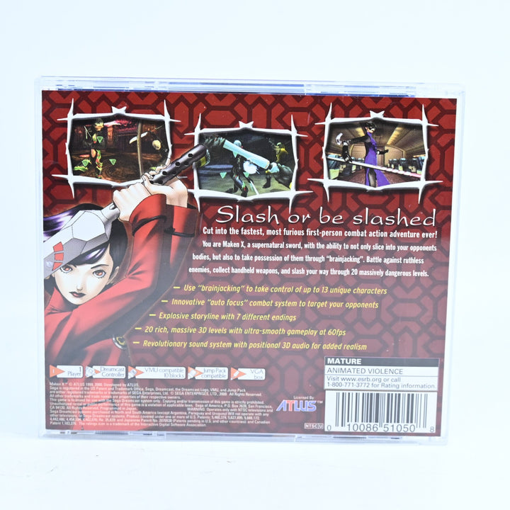 Maken X - Sega Dreamcast Game - NTSC-U/C - MINT DISC!