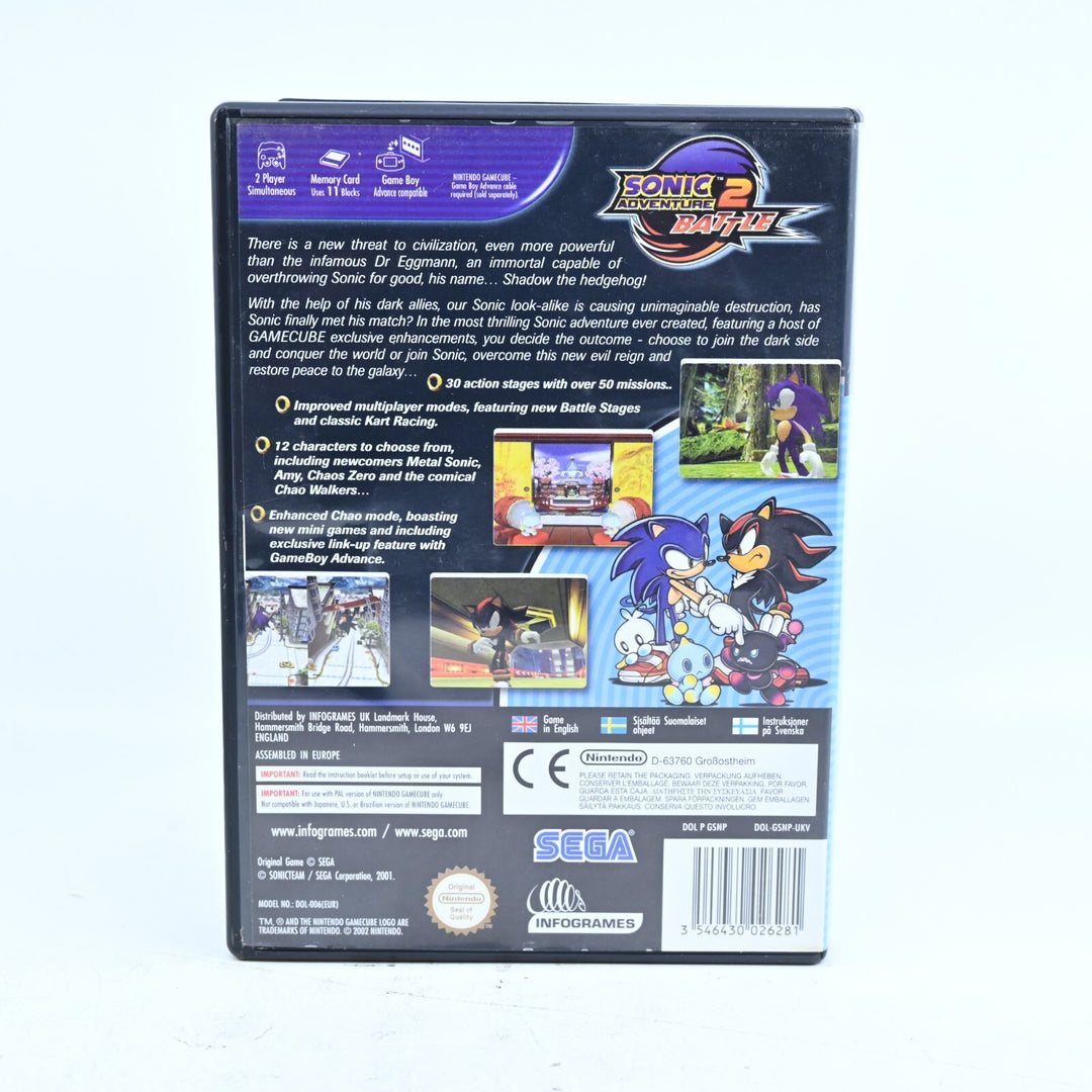 Sonic Adventure 2: Battle - Nintendo Gamecube Game + Manual - PAL - FREE POST!