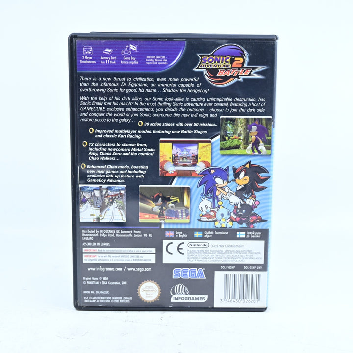 Sonic Adventure 2: Battle - Nintendo Gamecube Game + Manual - PAL - FREE POST!