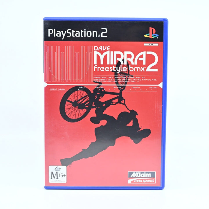 Dave Mirra Freestyle BMX 2 - Sony Playstation 2 / PS2 Game + Manual - PAL