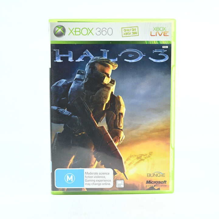 Halo 3 w Steelbook Edition Content - Xbox 360 Game + Manual - NEAR MINT DISCS!