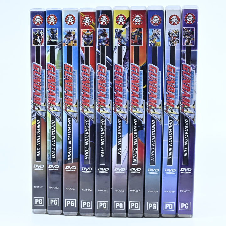 Moblie Suit Gundam Wing - Volumes 1 to 10 - Region  4 - Anime DVDs