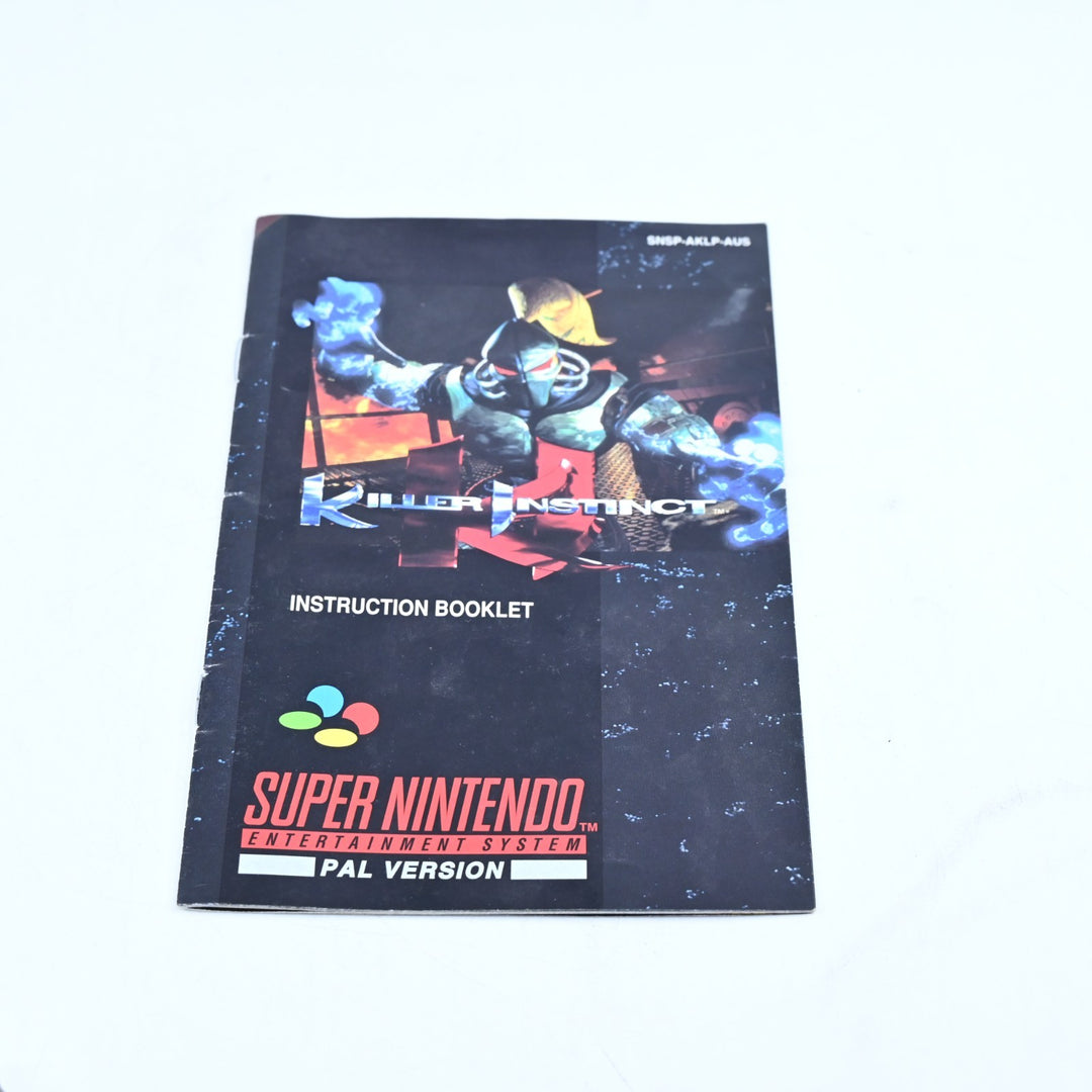 Killer Instinct - Super Nintendo / SNES Boxed Game - PAL - FREE POST!