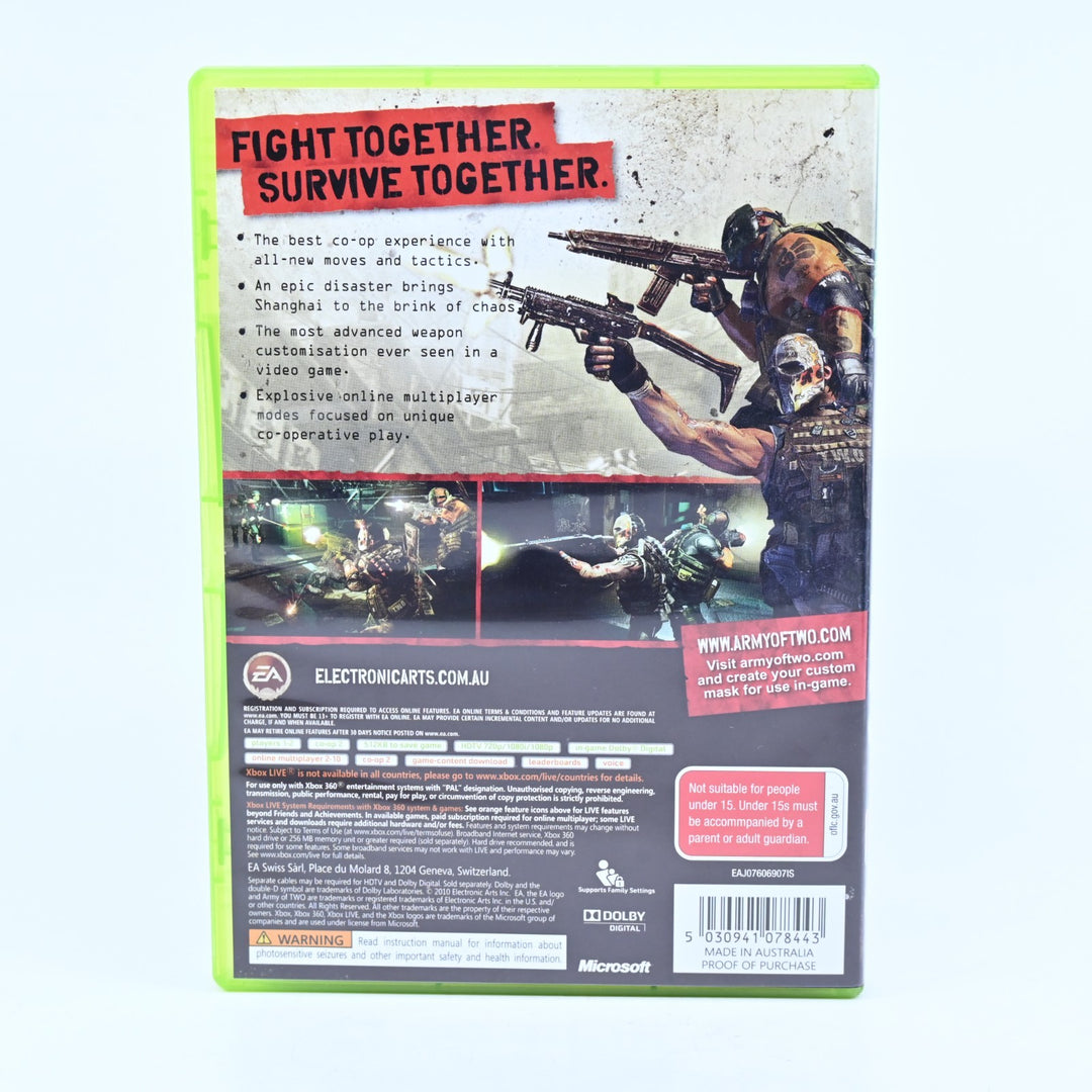 Army of Two: The 40th Day - Xbox 360 Game + Manual - PAL - MINT DISC!