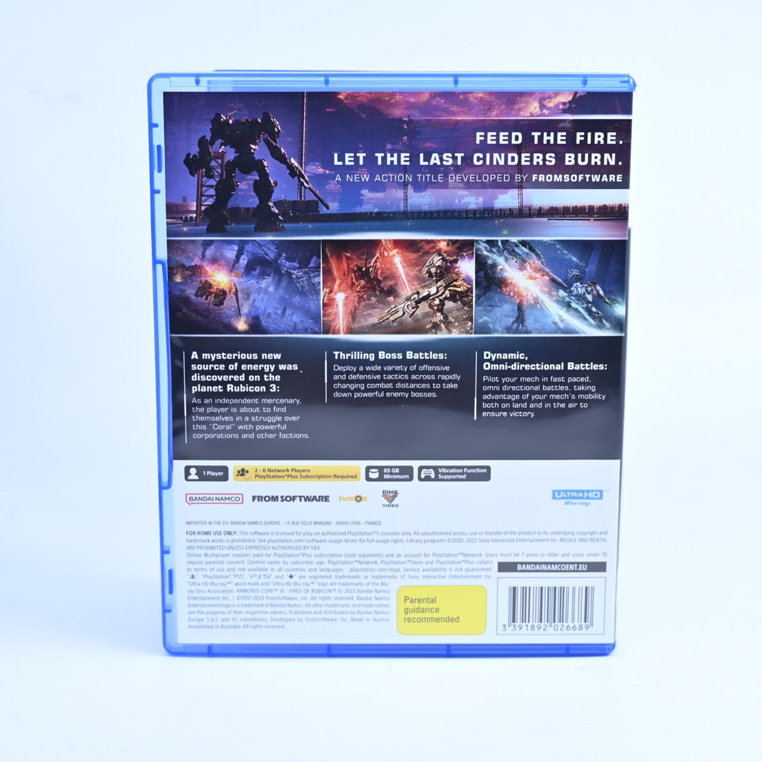 Armored Core VI: Fires of Rubicon - Launch Edition - PS5 Game - MINT DISC!