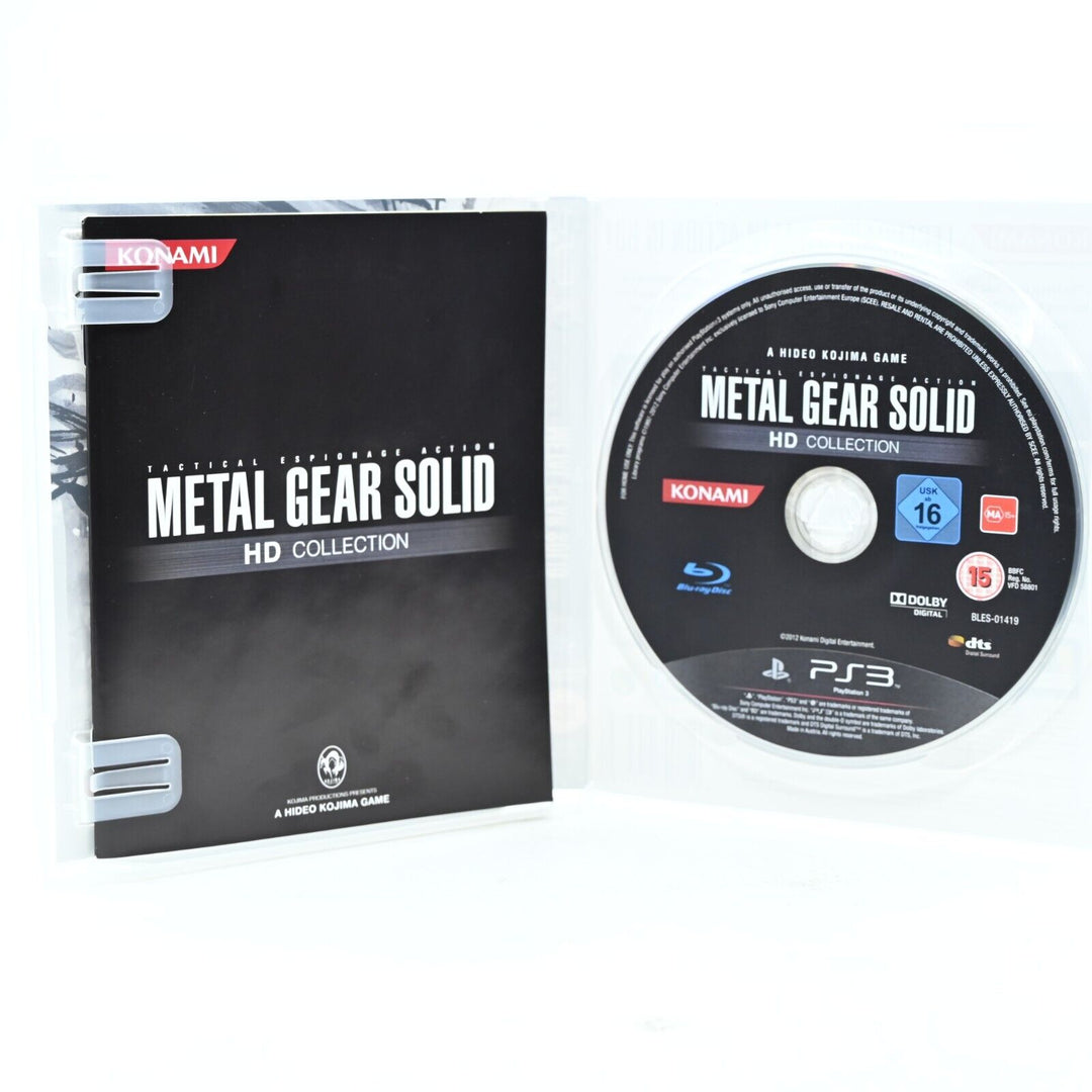 Metal Gear Solid HD Collection - Sony Playstation 3 / PS3 Game + Manual