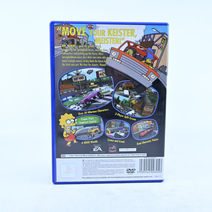 The Simpsons Road Rage - Sony Playstation 2 / PS2 Game + Manual - PAL
