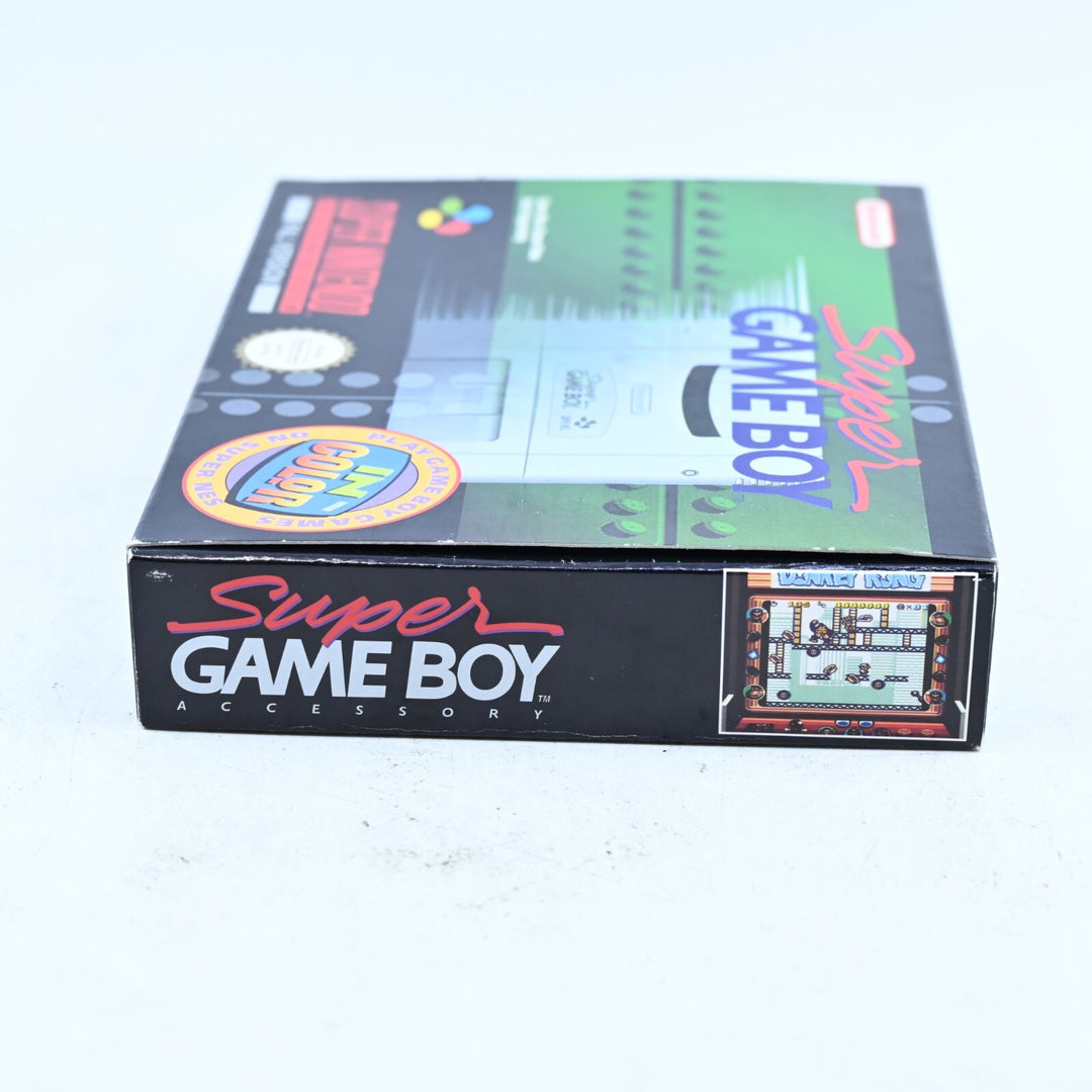 Super Game Boy / Gameboy - Super Nintendo / SNES Accessory + Manual - PAL