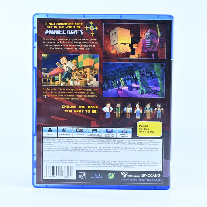 Minecraft Story Mode: A Telltale Games Series - Sony Playstation 4 / PS4 Game