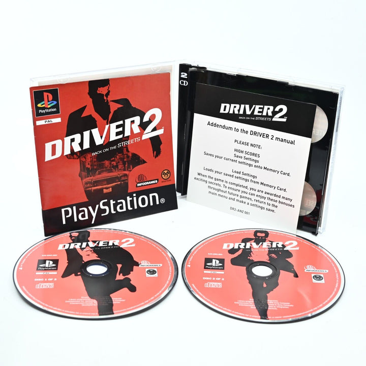 MINT DISC - Driver 2 - Sony Playstation 1 / PS1 Game - PAL - FREE POST!
