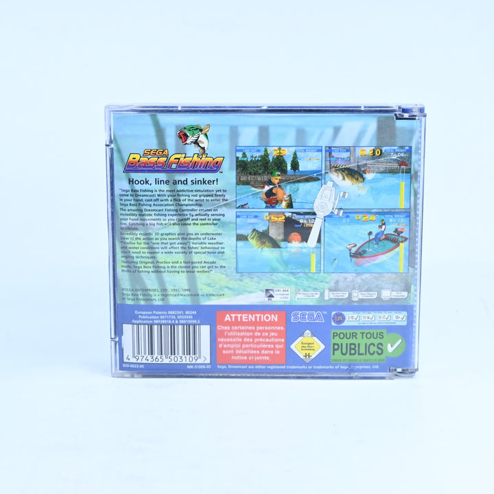Sega Bass Fishing - Sega Dreamcast Game + Manual - PAL - MINT DISC!