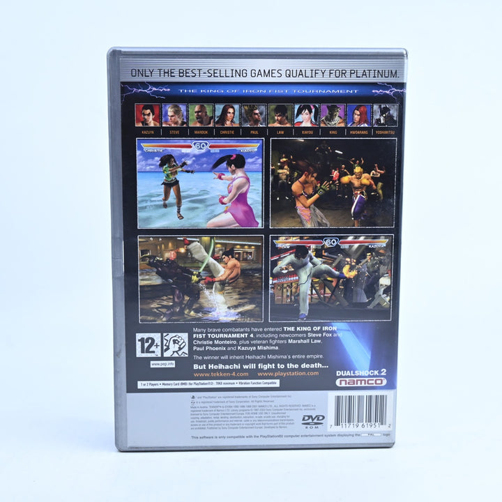 Tekken 4 - Sony Playstation 2 / PS2 Game + Manual - PAL