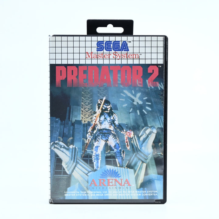 Predator 2 - Sega Master System Game + Manual - PAL - FREE POST!