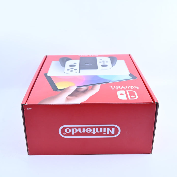 White - Nintendo Switch OLED Boxed Console - PAL - FREE POST!