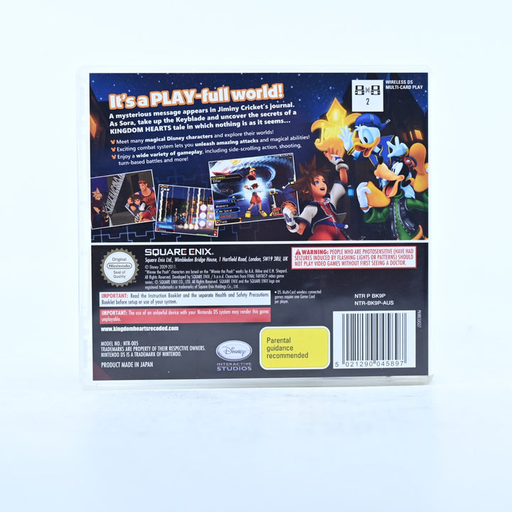 Kingdom Hearts Re:Coded - Nintendo DS Game - PAL + Manual - FREE POST!