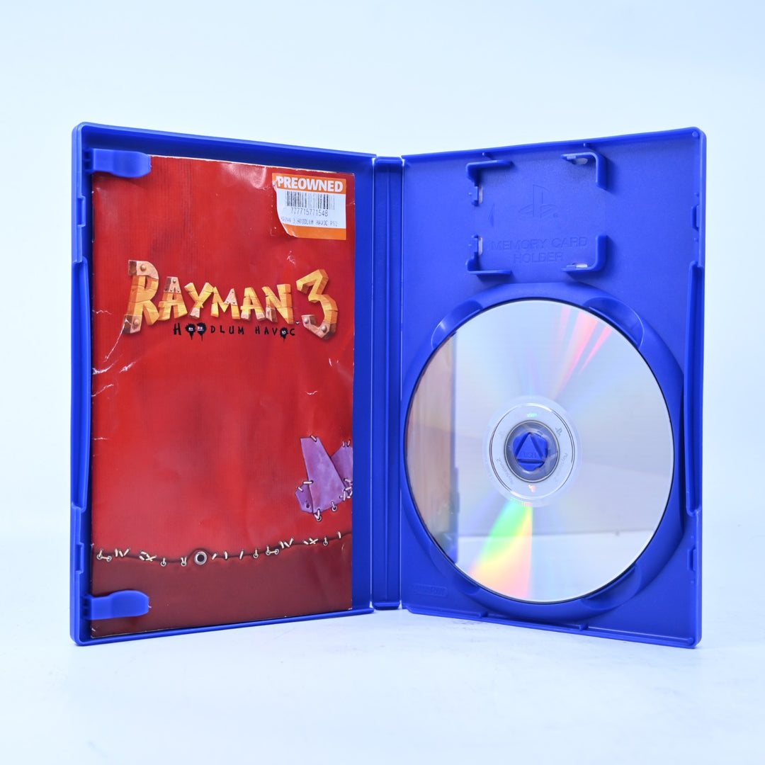 Rayman 3: Hoodlum Havoc - Lenticular Cover - PS2 Game + Manual - PAL
