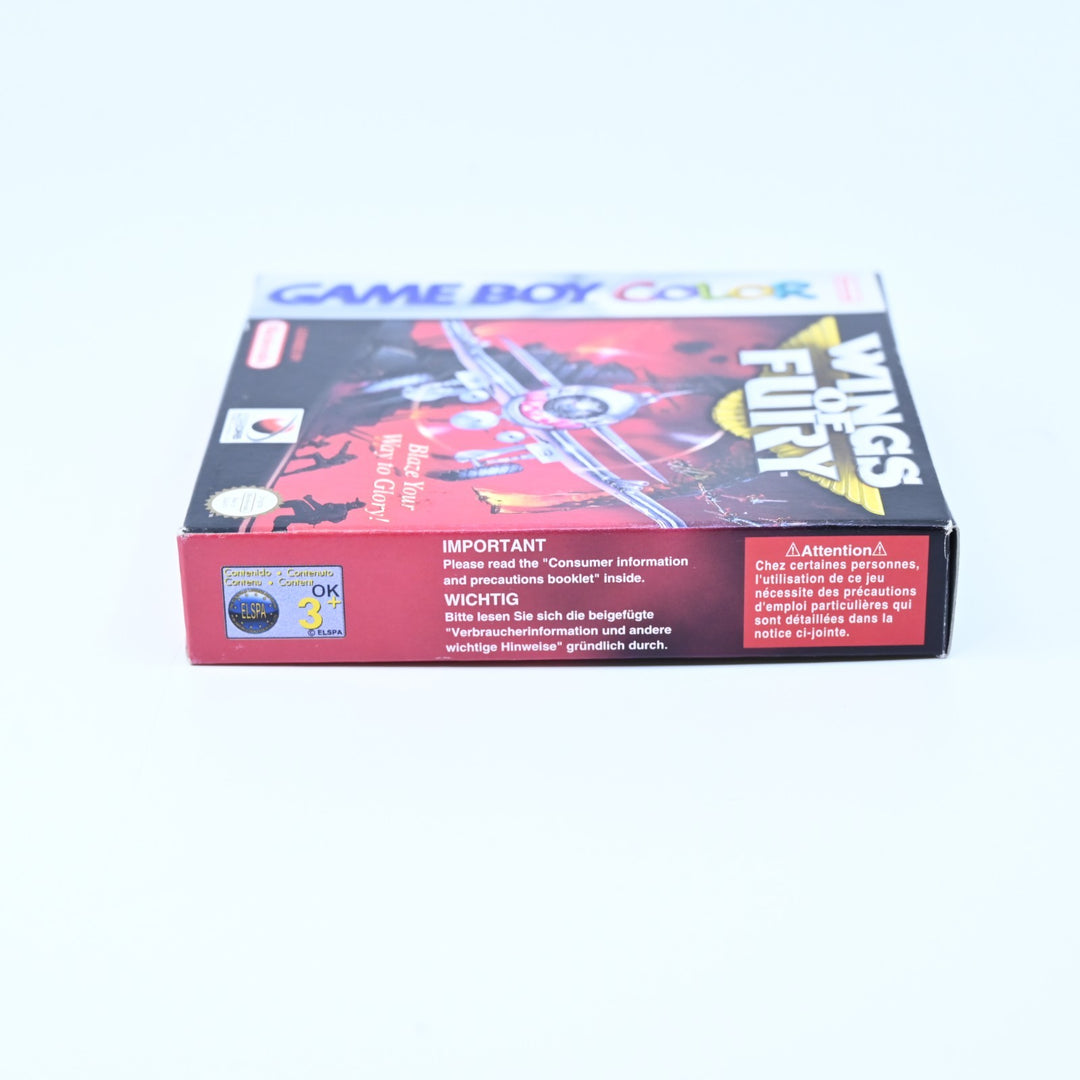 Wings of Fury - Nintendo Gameboy Color Boxed Game - PAL - FREE POST!