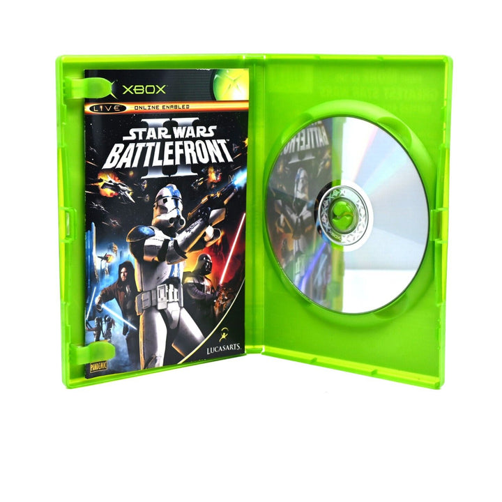 Star Wars Battlefront 2 - Original Xbox Game + Manual - PAL - MINT DISC!