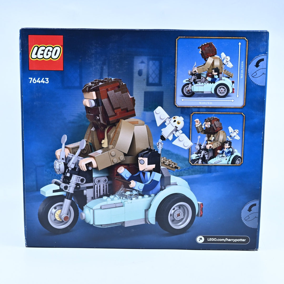 SEALED! LEGO 76443 Harry Potter - Hagrid & Harry's Motorcycle Ride - Toy