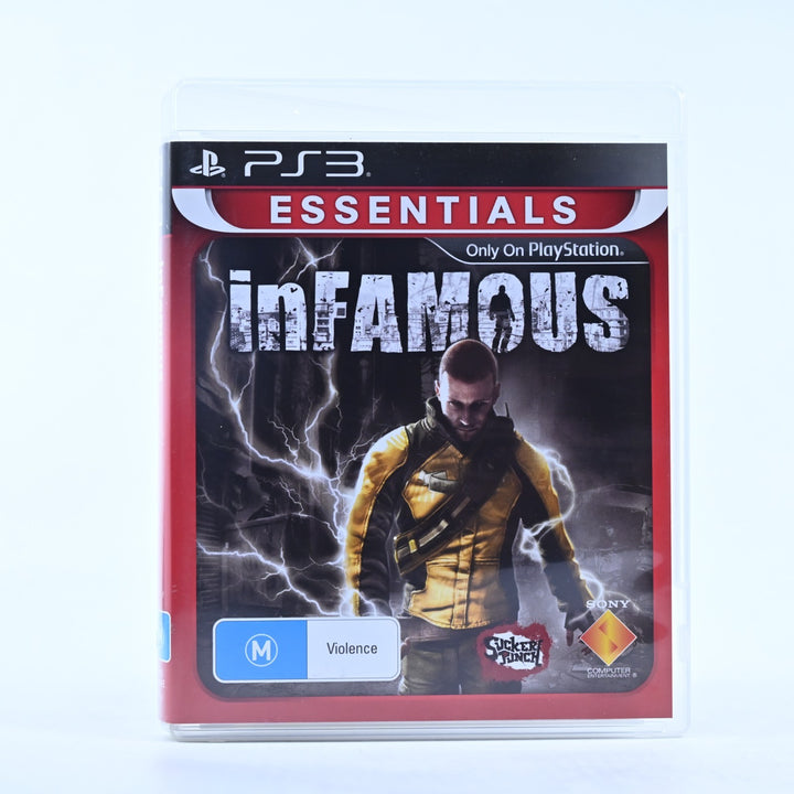 Infamous - Sony Playstation 3 / PS3 Game + Manual - MINT DISC!