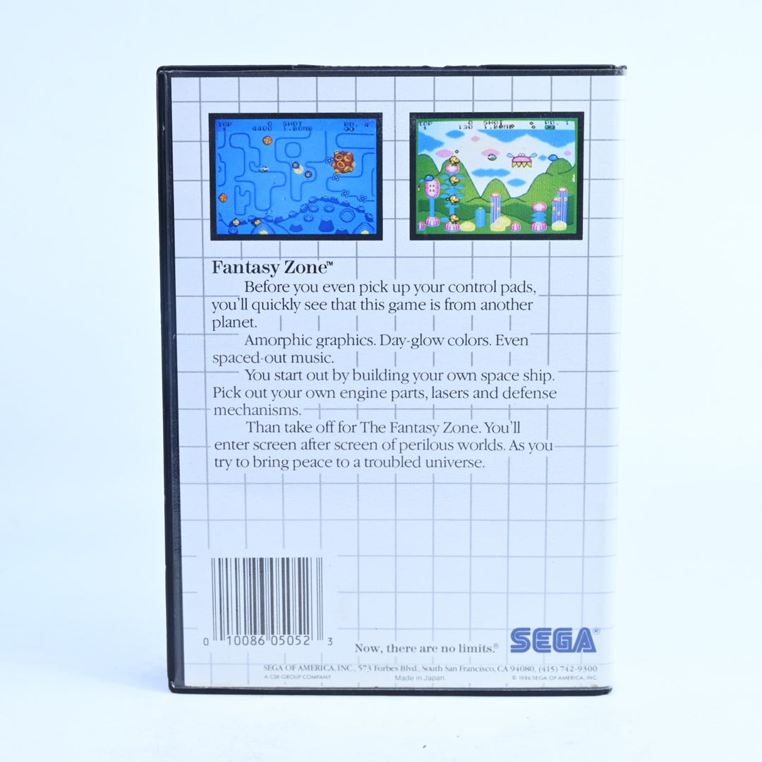 Fantasy Zone - Sega Master System Game + Manual - PAL - FREE POST!