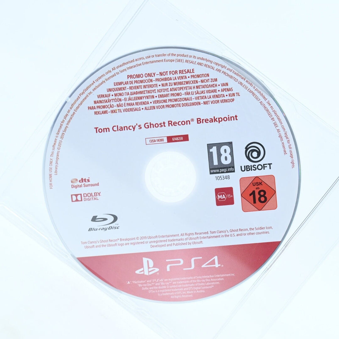 Tom Clancy's Ghost Recon Breakpoint - Promo Disc - PS4 Game - Disc Only