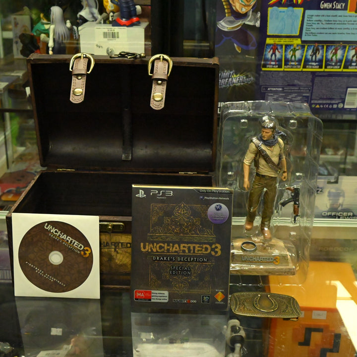 Uncharted 3: Drake's Deception - Explorer Edition - PS3 Game + Manual