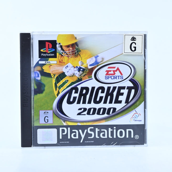 Cricket 2000 - Sony Playstation 1 / PS1 Game + Manual - PAL