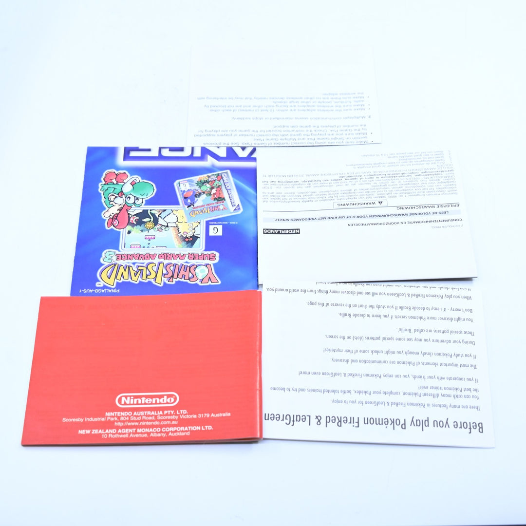 Pokemon FireRed Version - GBA Boxed Game + Original Insert - PAL - Fire Red