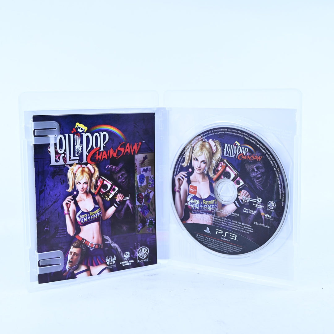 Lollipop Chainsaw - Sony Playstation 3 / PS3 Game + Manual - MINT DISC!