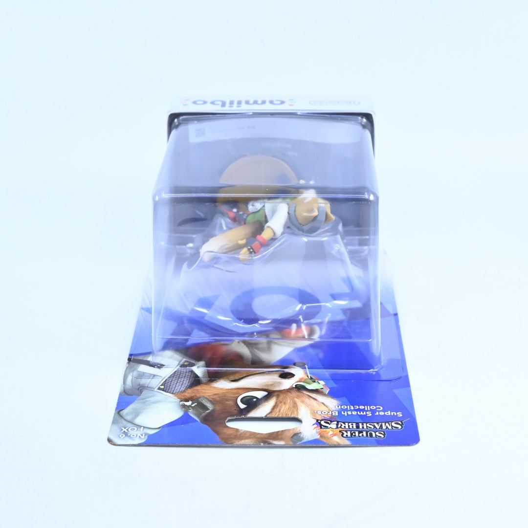 SEALED! Fox Amiibo No. 6 - Super Smash Bros. Collection - Toy