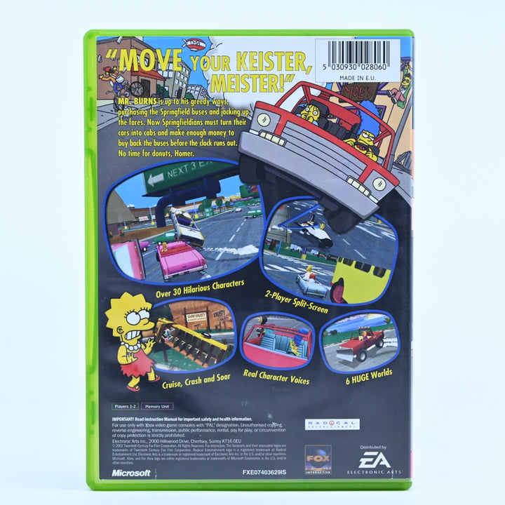 The Simpsons Road Rage - Original Xbox Game - No Manual - PAL - MINT DISC!