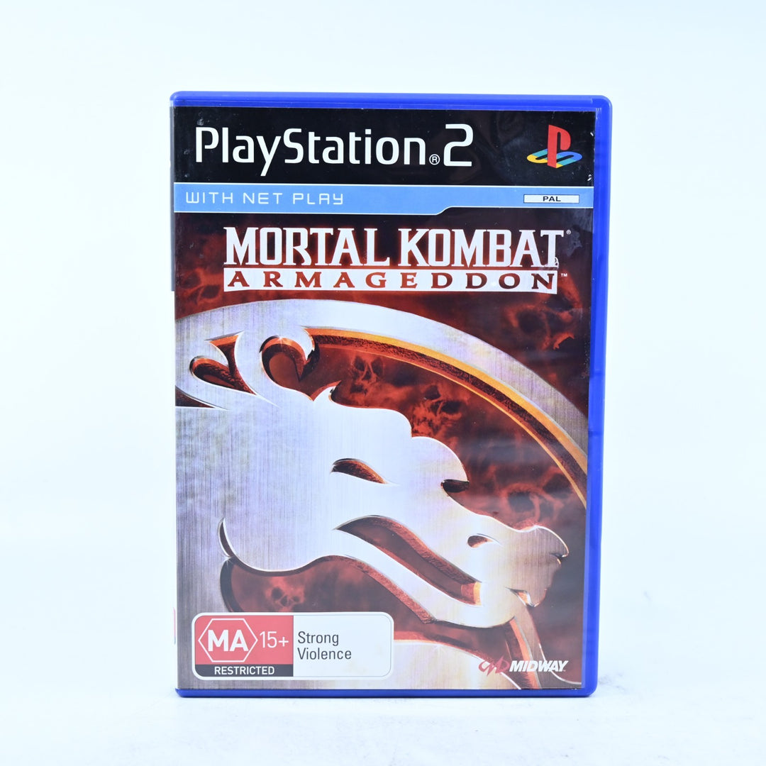 Mortal Kombat Armageddon - Sony Playstation 2 / PS2 Game + Manual - PAL