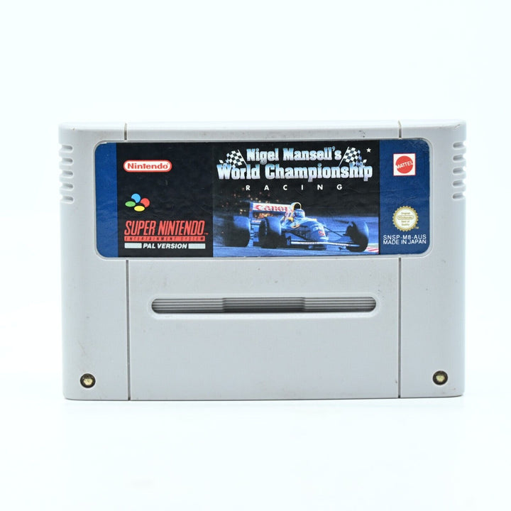 Nigel Mansell's World Championship Racing - Super Nintendo / SNES Game - PAL