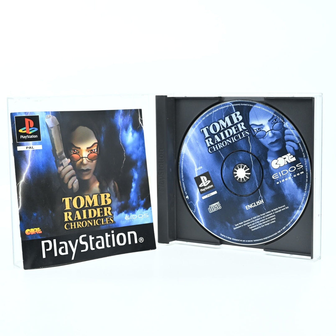 Tomb Raider Chronicles - Sony Playstation 1 / PS1 Game - MINT DISC