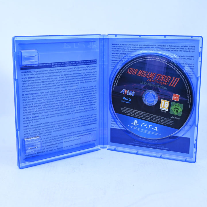 Shin Megami Tensei III Nocturne HD Remaster - Sony Playstation 4 / PS4 Game