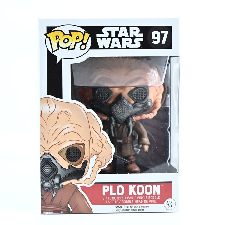 AS NEW! Plo Koon - Star Wars Funko POP Vinyl #97 - FREE POST!