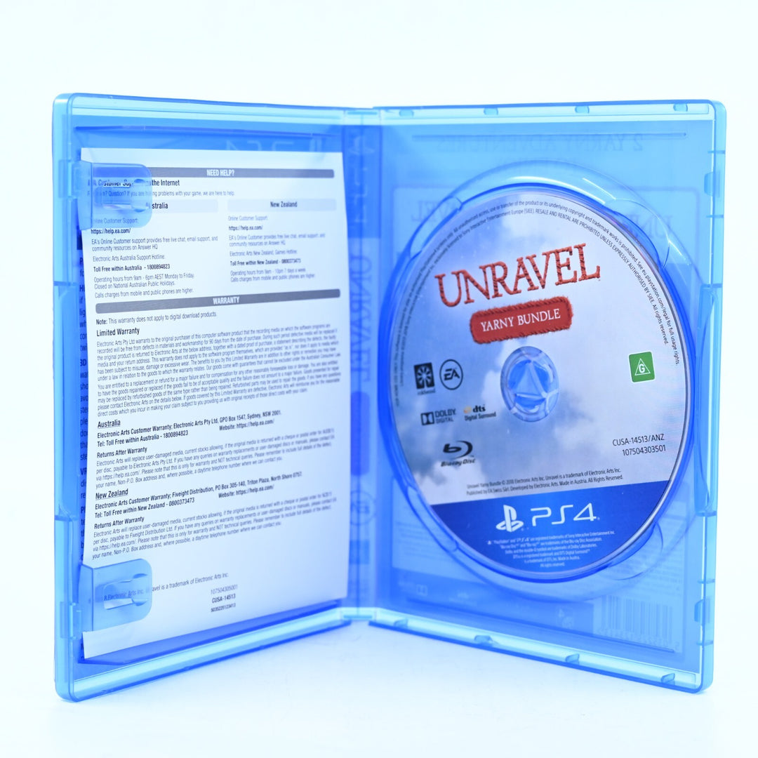 Unravel Yarny Bundle - Sony Playstation 4 / PS4 Game - FREE POST!