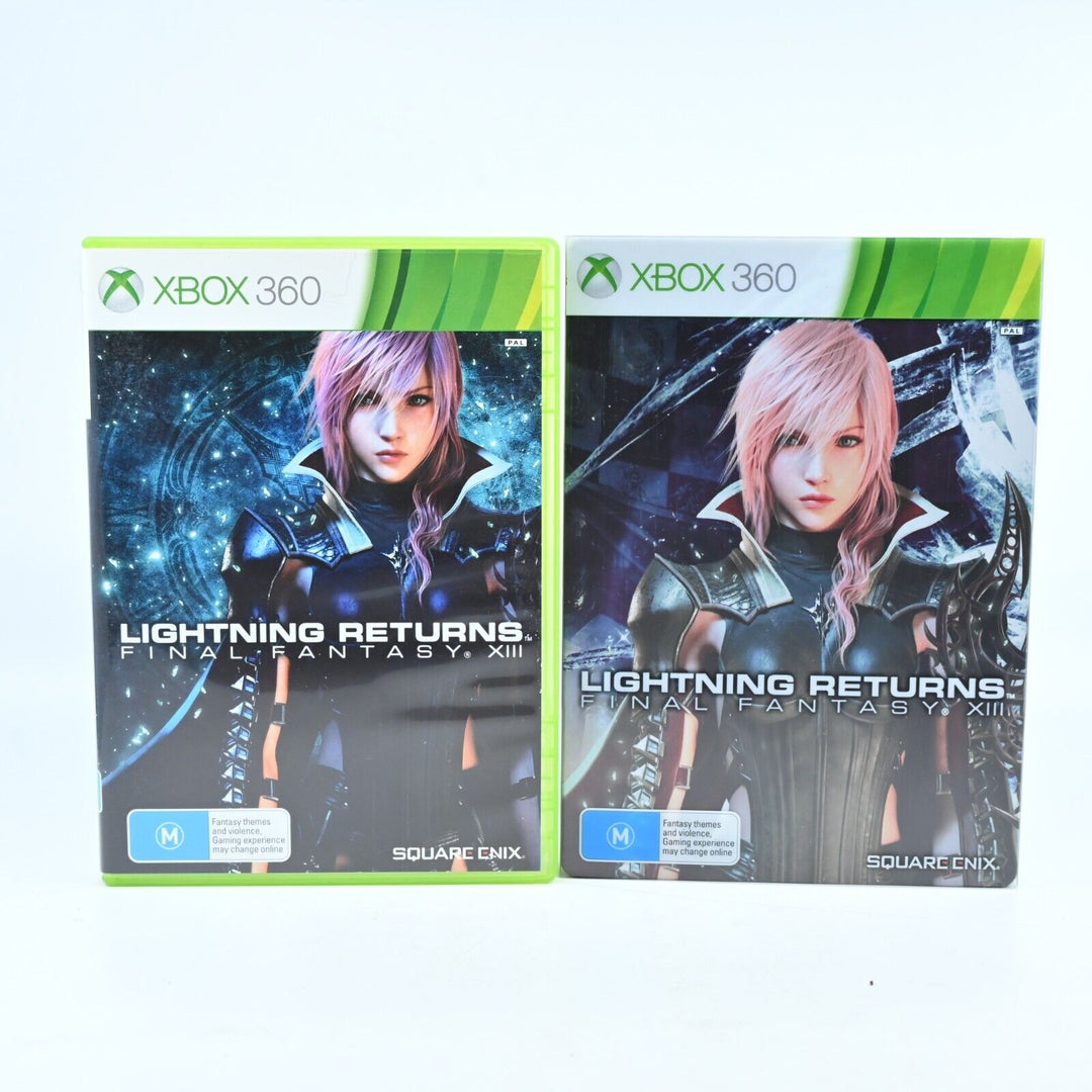 Final Fantasy XIII Lightning Returns Steelbook - Xbox 360 Game + Manual - PAL