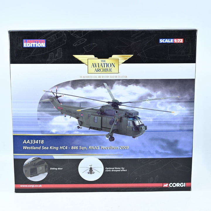 Corgi Aviation 1:72 Westland Sea King HC4 - 846 SQN RNAS AA33418 - Helicopter