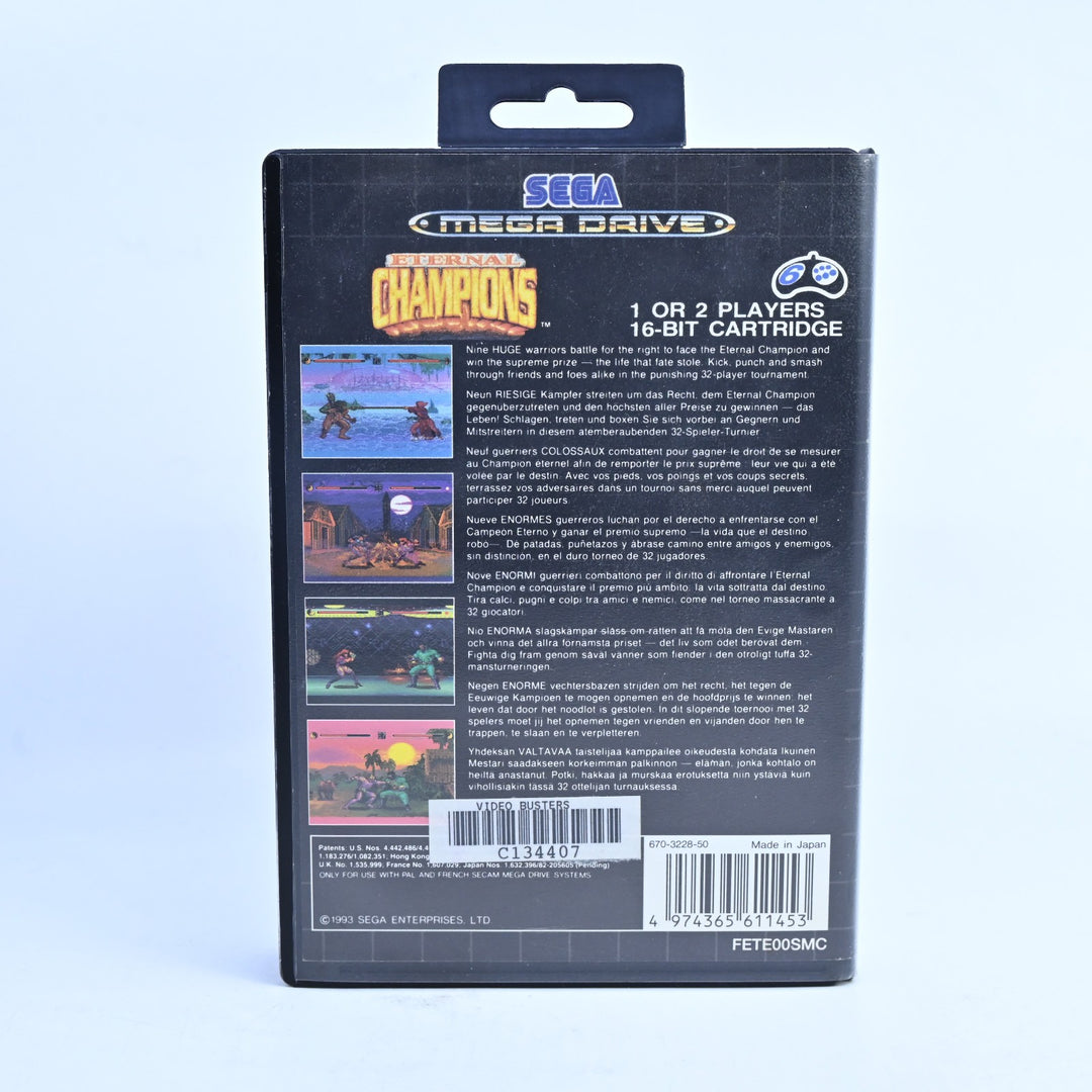 Eternal Champions - Sega Mega Drive Game - No Manual - PAL - FREE POST!