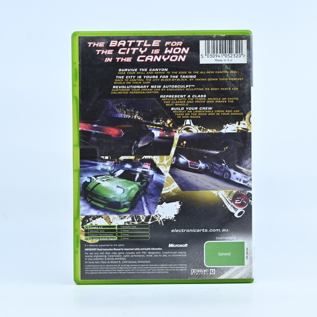 Need for Speed: Carbon - Original Xbox Game + Manual - PAL