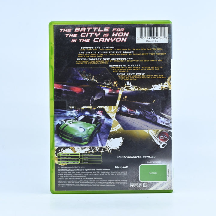 Need for Speed: Carbon - Original Xbox Game + Manual - PAL