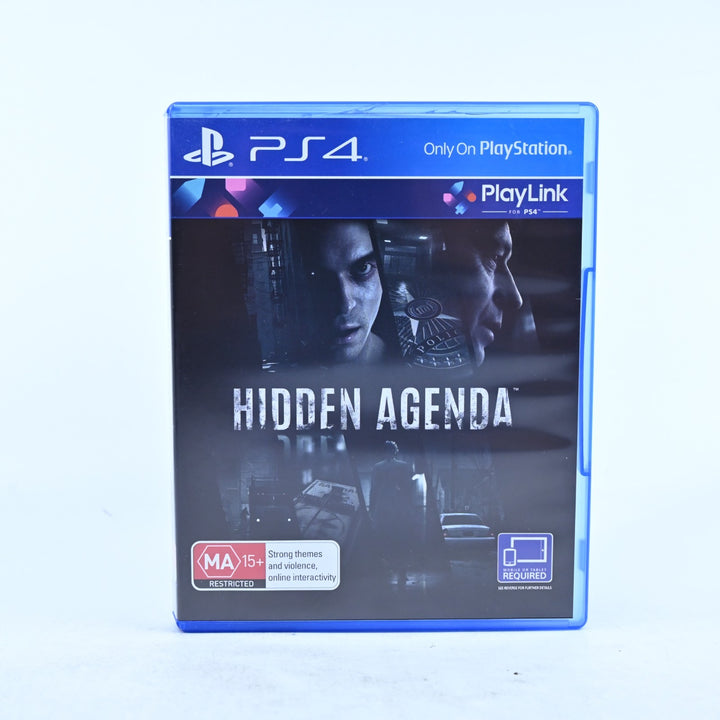 Hidden Agenda - Sony Playstation 4 / PS4 Game - MINT DISC!