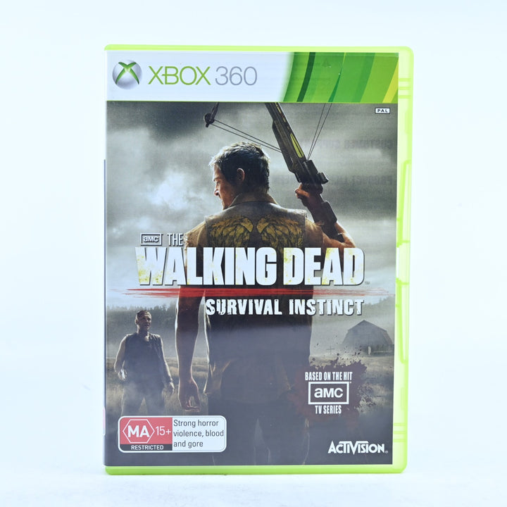 The Walking Dead Survival Instinct - Xbox 360 Game + Manual - PAL - MINT DISC!